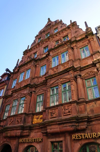 A casa Zum Ritter em Heidelberg, Alemanha — Fotografia de Stock