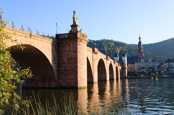 Ponte Karl Theodor em Heidelberg, Alemania — Fotografia de Stock