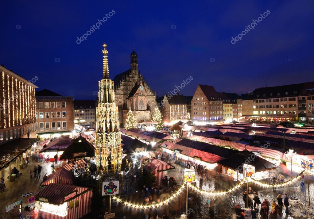 Christkindlesmarkt in Nuremberg, Germany Stock Photo by ©hiro1775 7564842