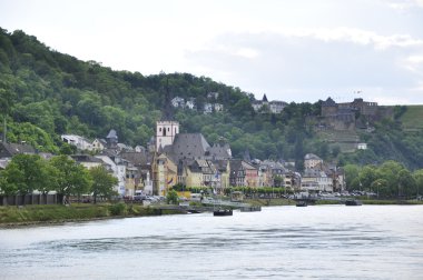 St. goar ve rheinfels Kalesi