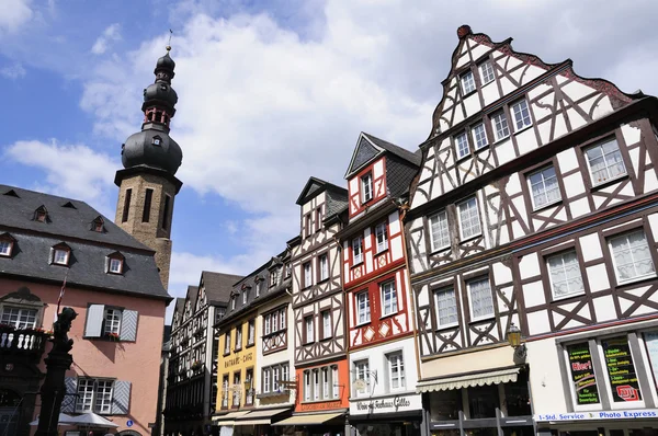 Oude binnenstad van cochem, Duitsland — Stockfoto