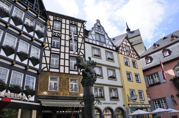 Oude binnenstad van cochem, Duitsland — Stockfoto