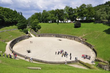 Amphitheater in Trier, Germany clipart