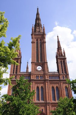 Marktkirche in Wiesbaden, Germany clipart