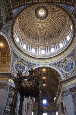 St. Peter's Basilica in Vatican City clipart