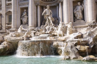 trevi Fountain Roma, İtalya 'da