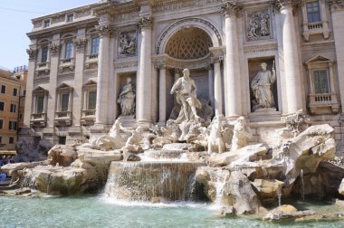 trevi Fountain Roma, İtalya 'da