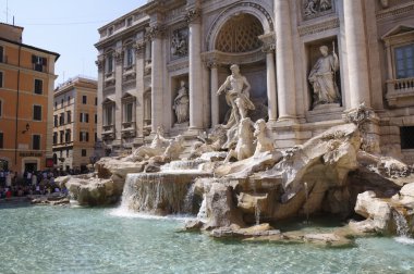 trevi Fountain Roma, İtalya 'da