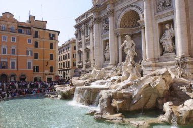 trevi Fountain Roma, İtalya 'da