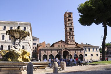 Basilica of saint mary Cosmedin'deki, Roma, İtalya