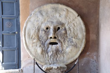 The Mouth of Truth in Rome, Italy clipart