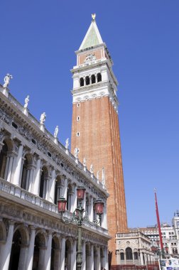 Venedik 'teki St. Mark' s Campanile, İtalya