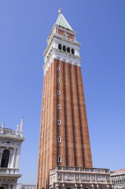 Venedik 'teki St. Mark' s Campanile, İtalya