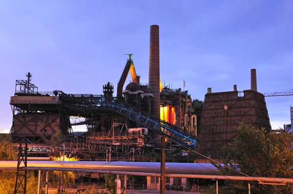 Воелклинген-металлургический завод в Германии — стоковое фото