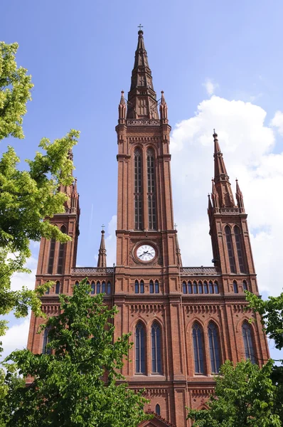 stock image Marktkirche in Wiesbaden, Germany