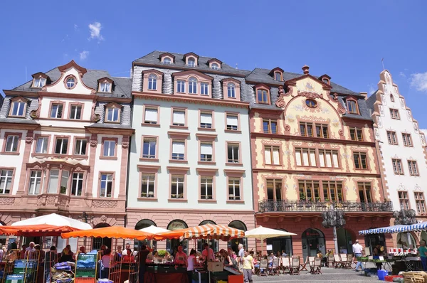 Market Place em Mainz, Alemanha — Fotografia de Stock