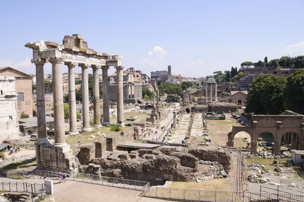 Foro romano en roma, italia — Foto de Stock