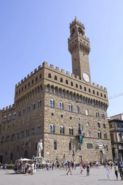 Palazzo Vecchio a Firenze, Italia — Foto Stock