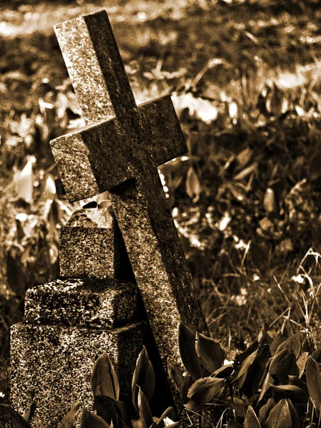 Cruz de piedra —  Fotos de Stock
