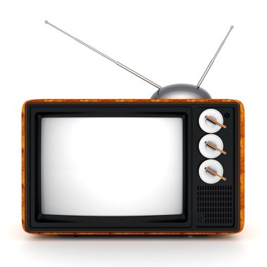 Old TV clipart