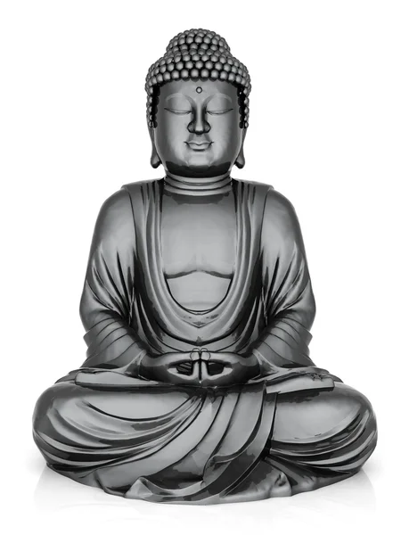 Goldstatue von Buddha — Stockfoto