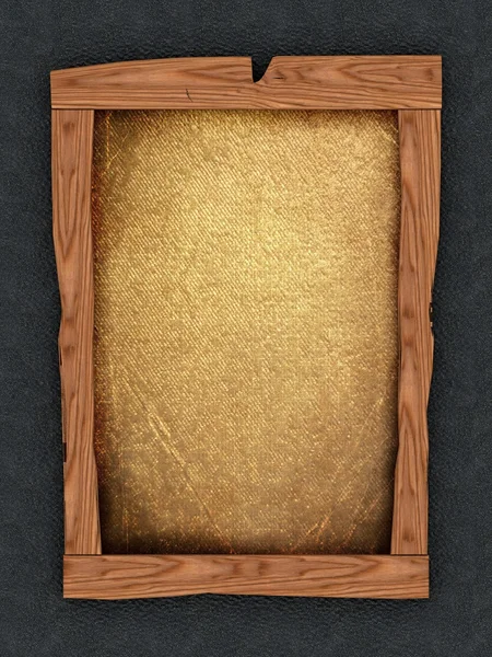 stock image Wooden frame