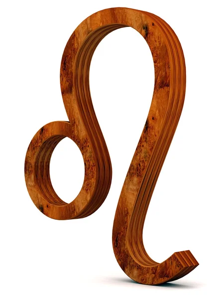 Знак зодіаку дерев'яні — стокове фото