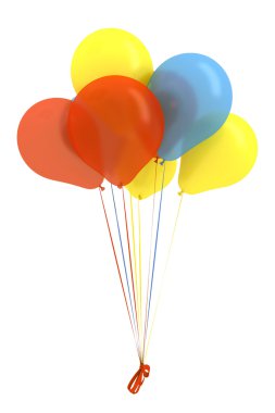 Happy birthday balloons clipart