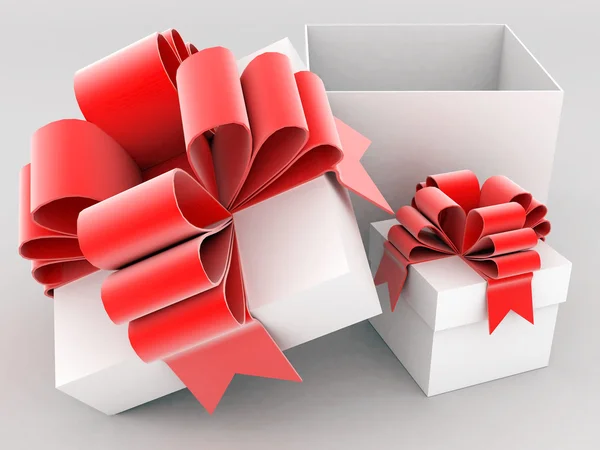 Krásná dárková krabice — Stock fotografie