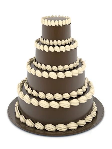 Krásný svatební dort — Stock fotografie