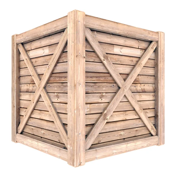 Dřevěný kontejner — Stock fotografie