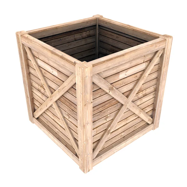 Wooden container Royalty Free Stock Images