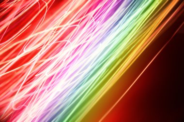 Brights colorful lines blurry background clipart