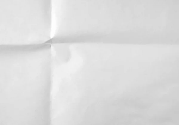 Veck linjer i blankt papper — Stockfoto
