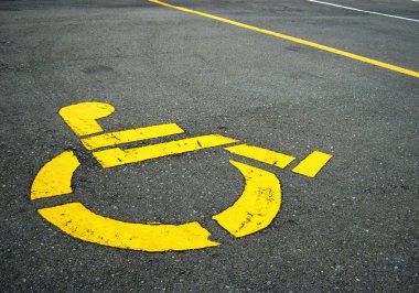 Handicapped symbol clipart