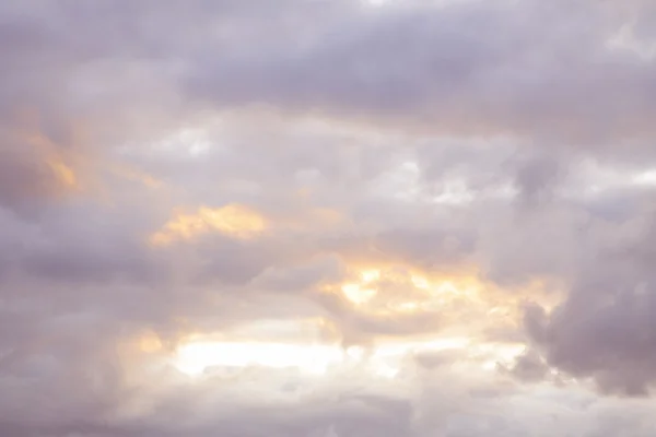 Weiche Farben in einem schönen Himmel — Stockfoto