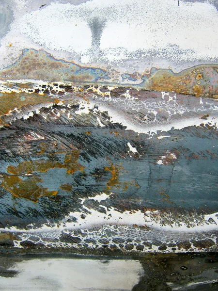 Primer plano del fondo abstracto de acero oxidado — Foto de Stock