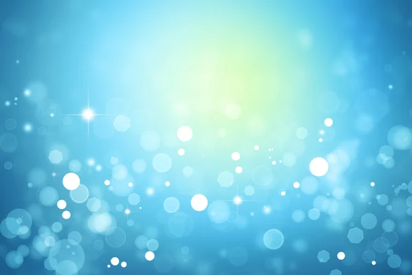 Stars sparkling on a blue background — Stock Photo, Image