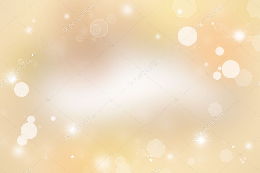 Stars sparkling on brown abstract background