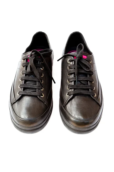 Neue schwarze Schuhe — Stockfoto
