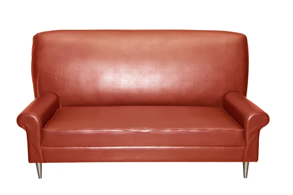Lyx röd soffa — Stockfoto