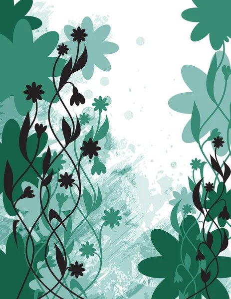 Vektorhintergrund. Florale Illustration. — Stockvektor