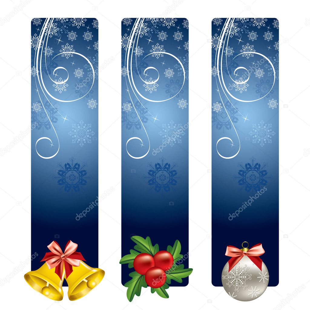Christmas Banners. Vector Illustration.