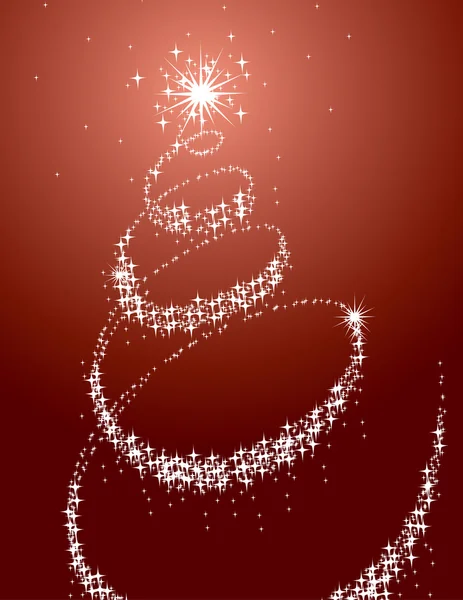 Vánoční stromek pozadí. Vektorová ilustrace. — Stockový vektor