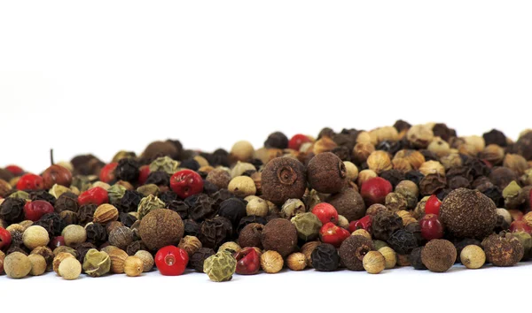 birkaç peppercorns tür yakın çekim