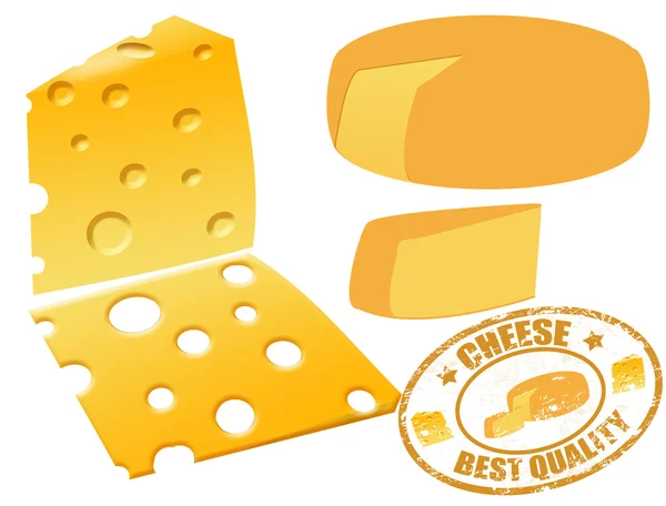 Sada na sýr — Stockový vektor