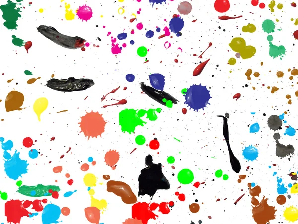 Multi-gekleurde bespat — Stockfoto