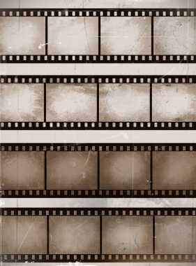 Scratched seamless film strips clipart