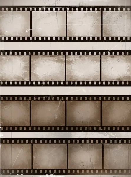 Bandes de film sans couture rayées — Image vectorielle