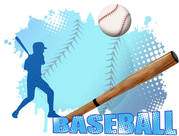 Бейсбол плакат — стоковий вектор